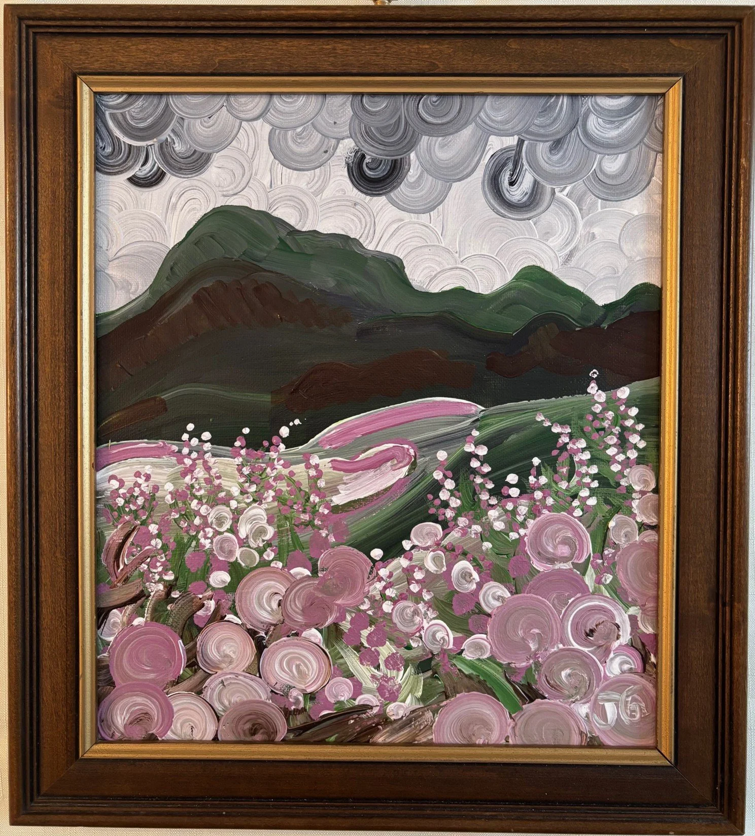 "Glencoe I," J. Gyurko. 12.5” x 14.5” framed.