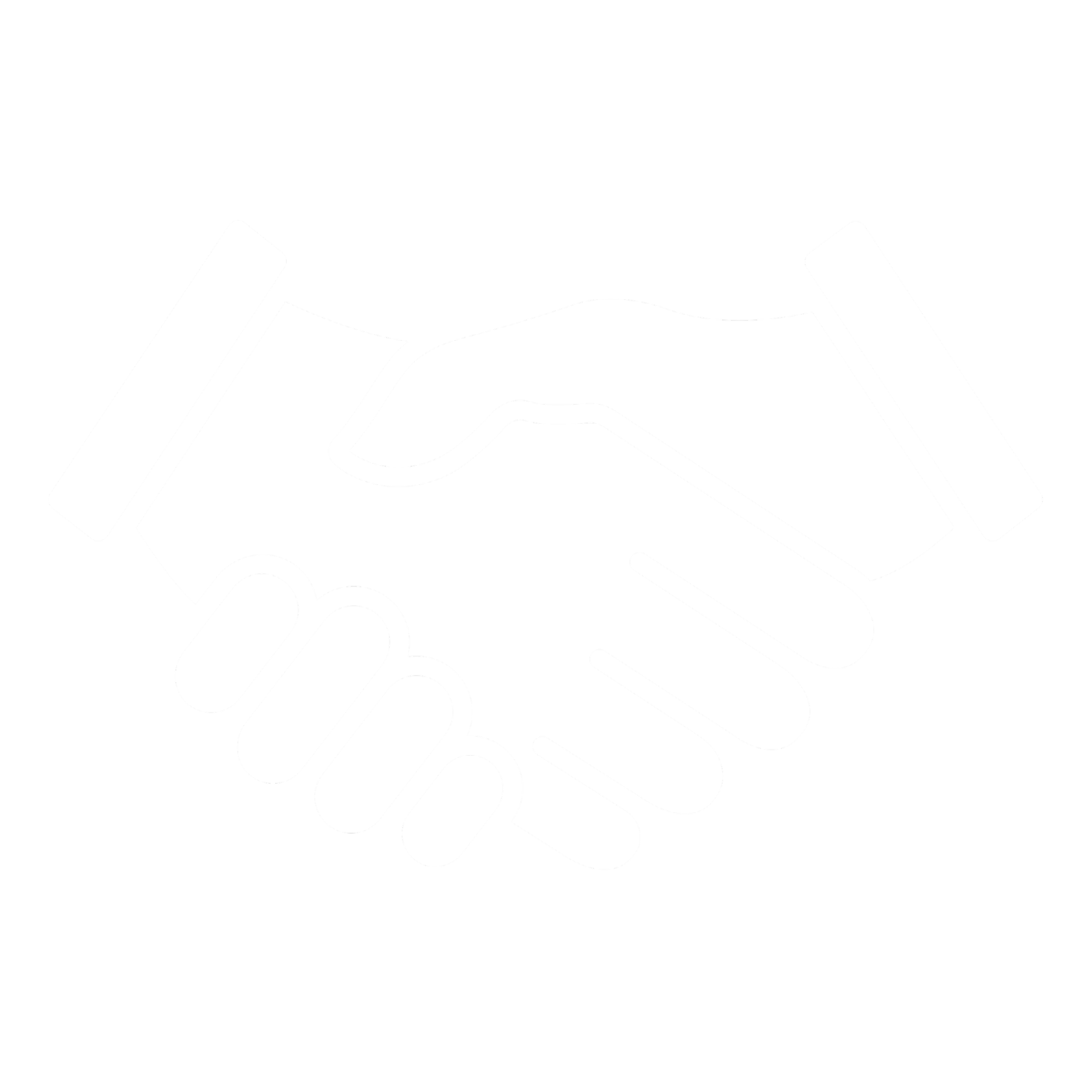 Icon of two hands shaking, symbolizing agreement or partnership.