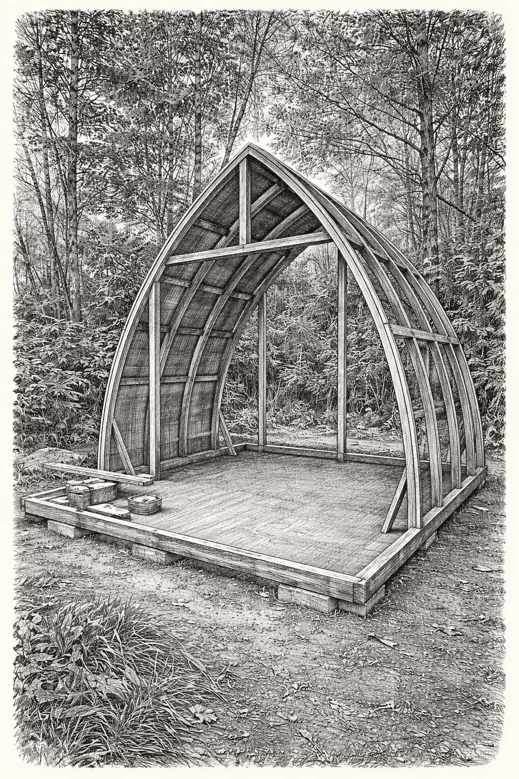 Cathedral structure planning.