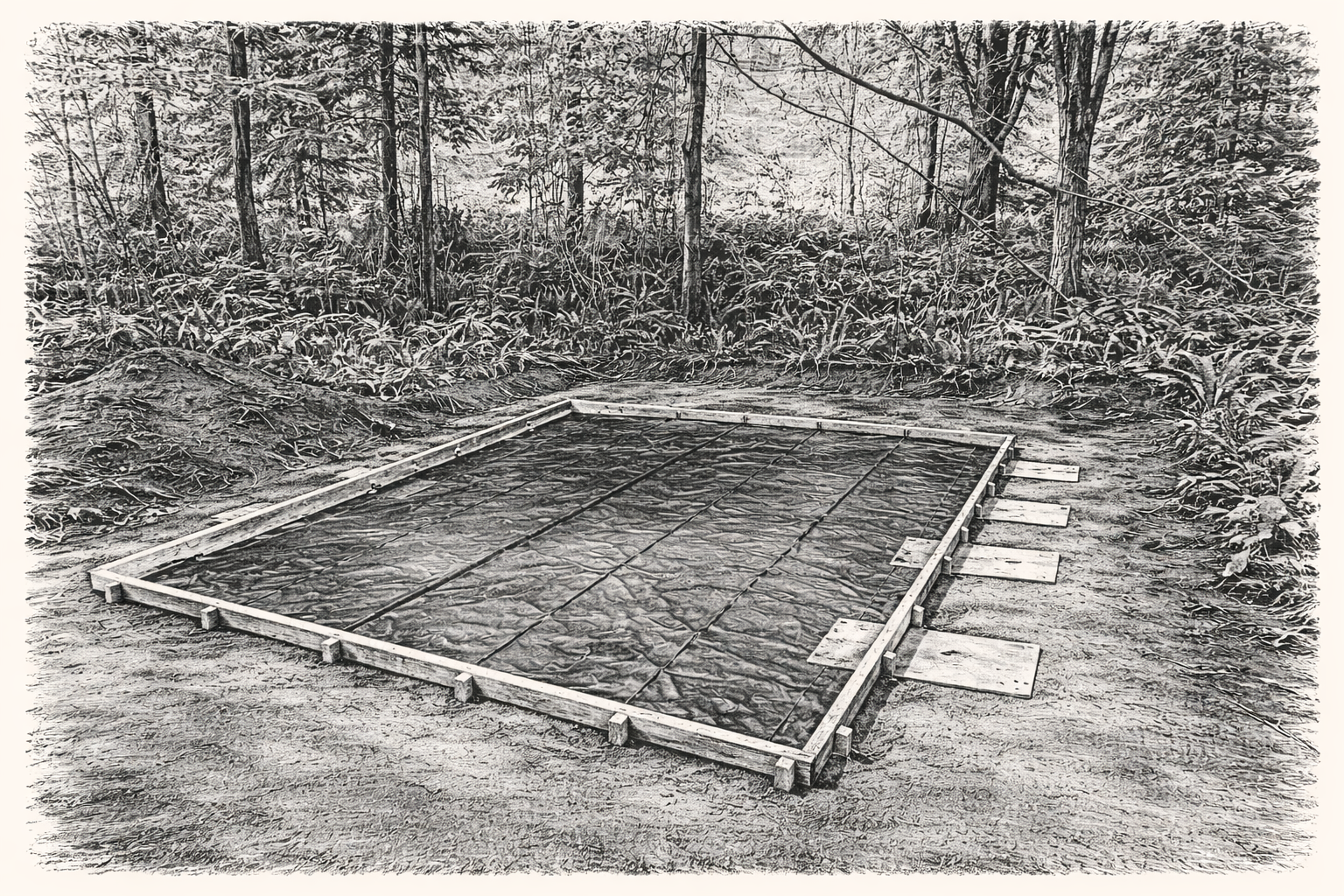 Foundation: Prepare and pour a solid base