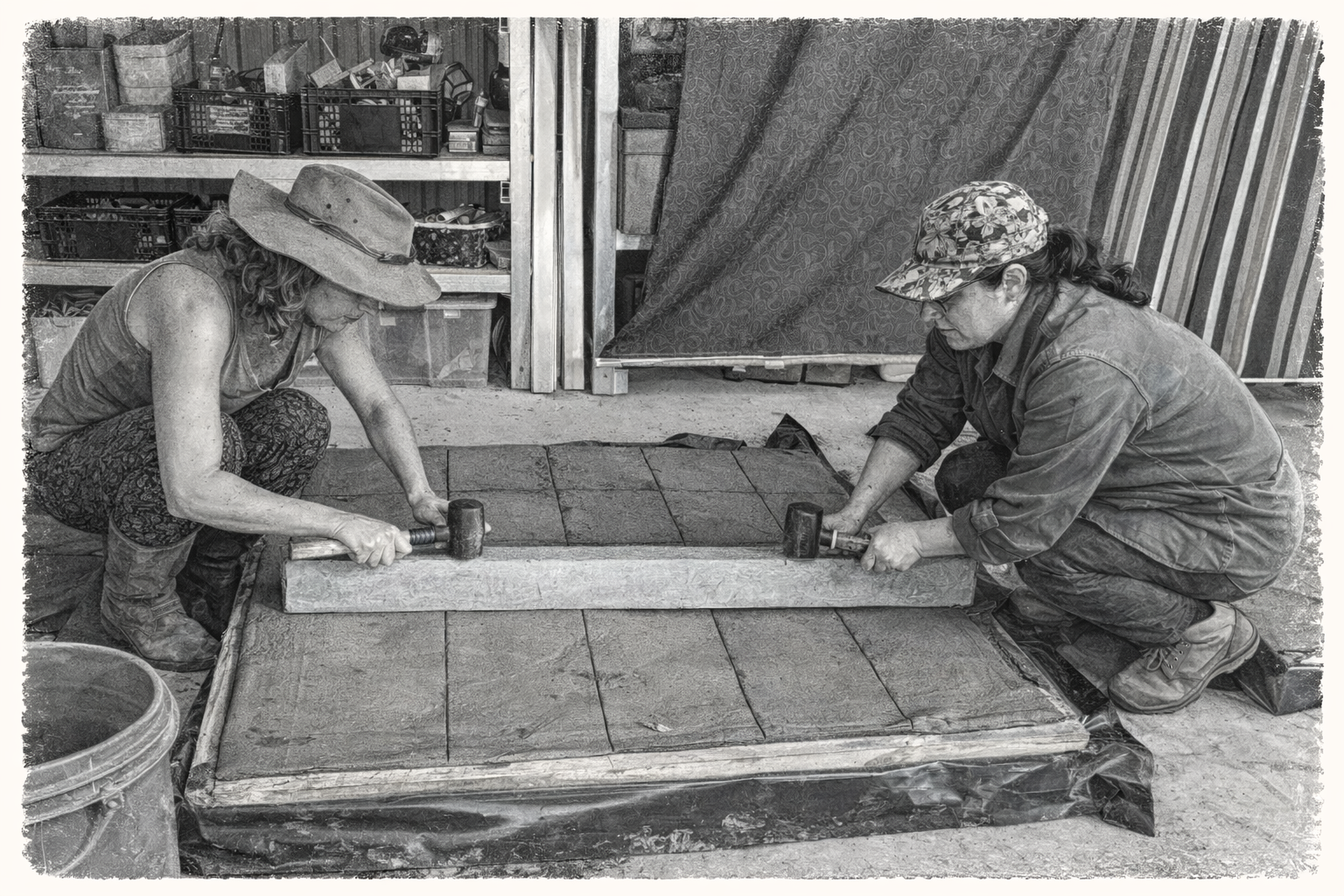 Shape and form aircrete blocks