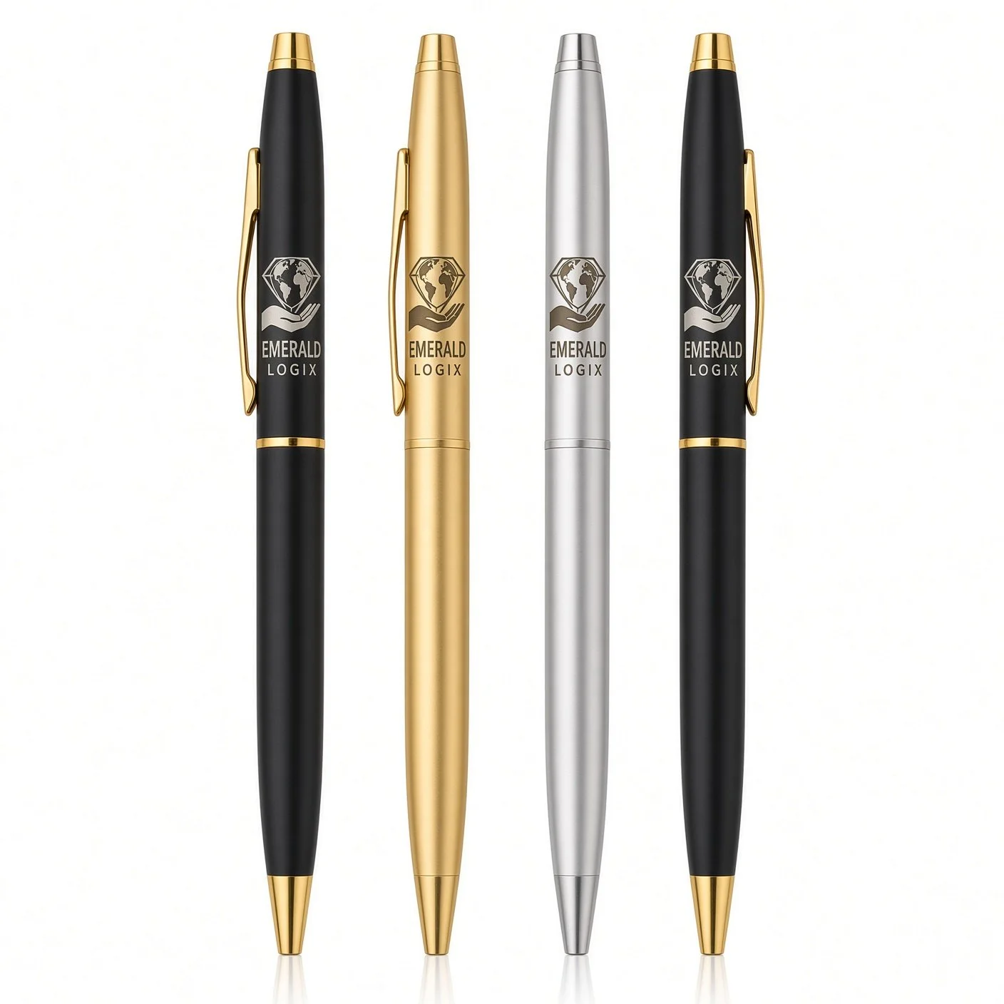 Metal Premium Executive Pen Twist Retractable 1.0mm Tip