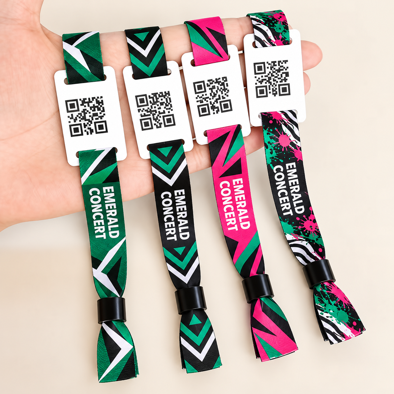 RFID NFC Woven Fabric Wristband
