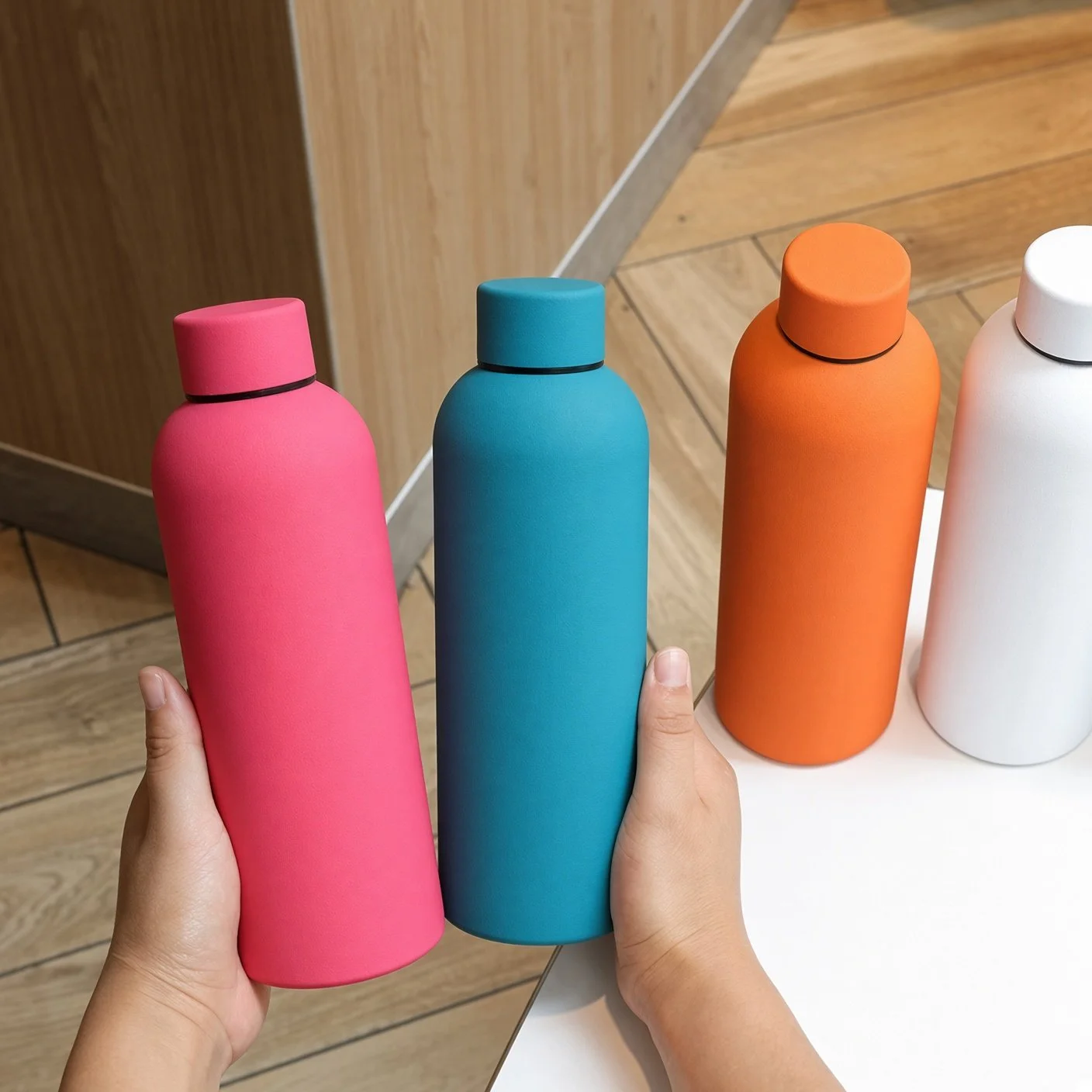 Matte Stainless Steel Water Bottle