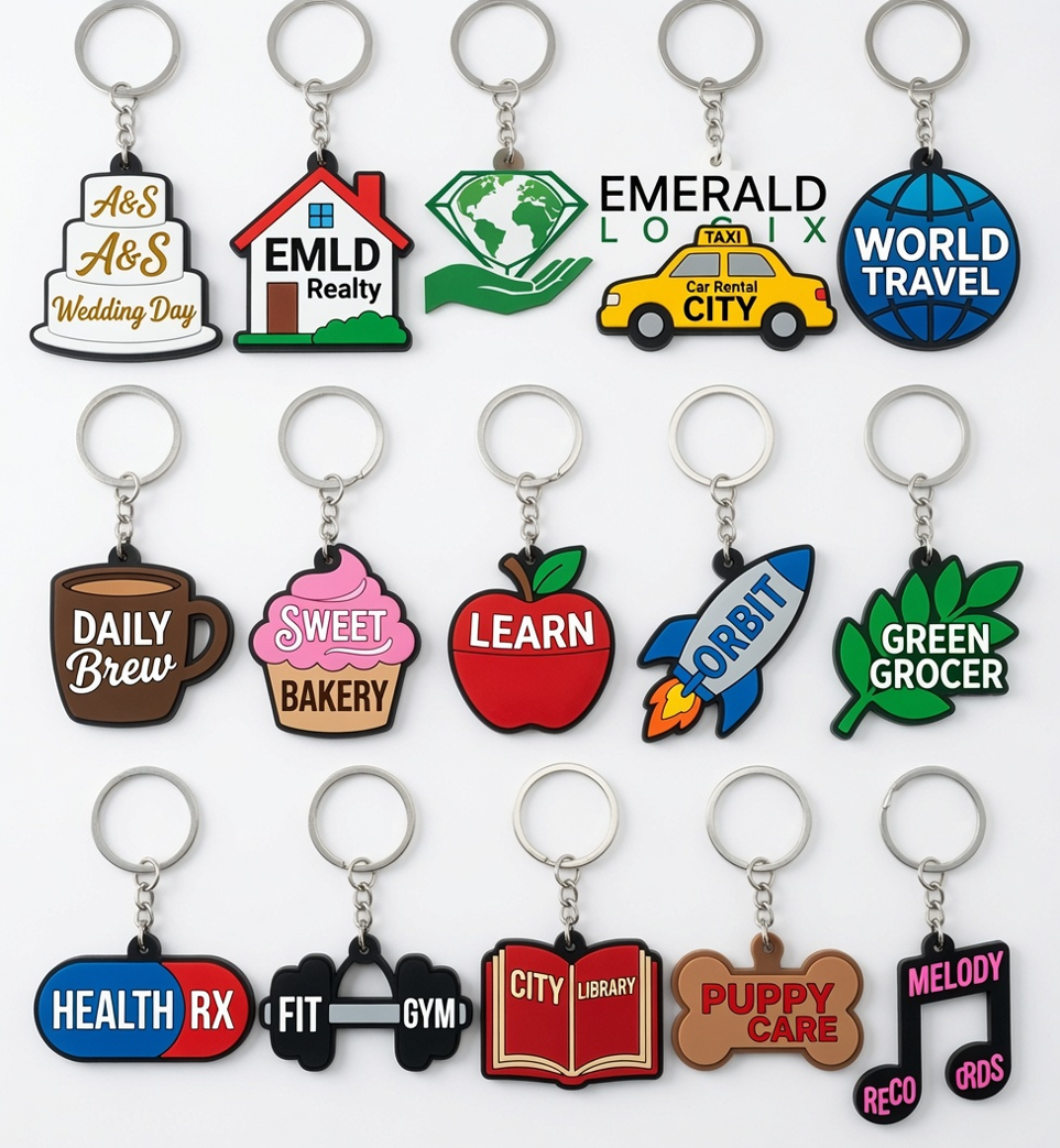 Custom Molded Rubber Keychain