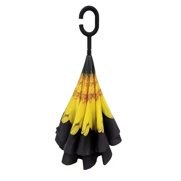 Inverted Reverse Double Canopy Umbrella