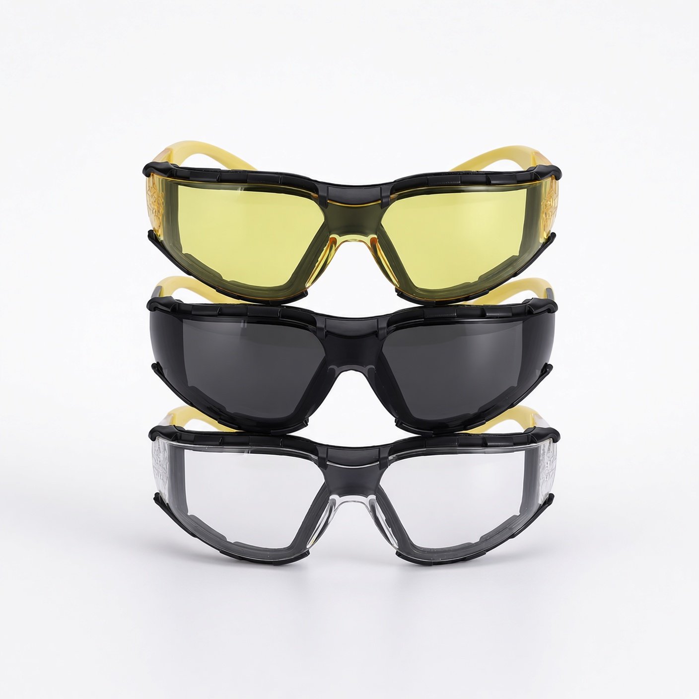 Wraparound Safety Glasses with Foam Seal