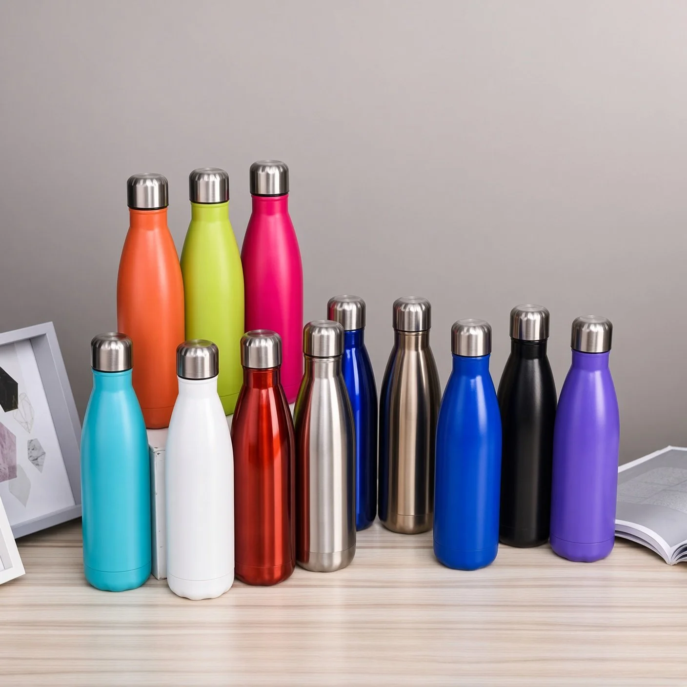 Cola-Shaped Insulated Stainless Steel Bottle