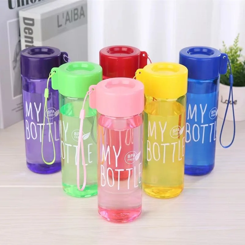 500 ml Plastic Water Bottle with Sling Rope