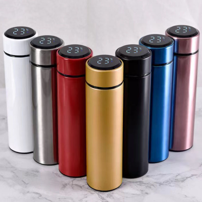 LED Temperature Display Stainless Steel Tumbler