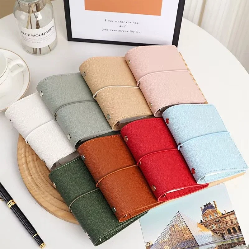 Mini PU Leather M5 Loose-Leaf Notebook