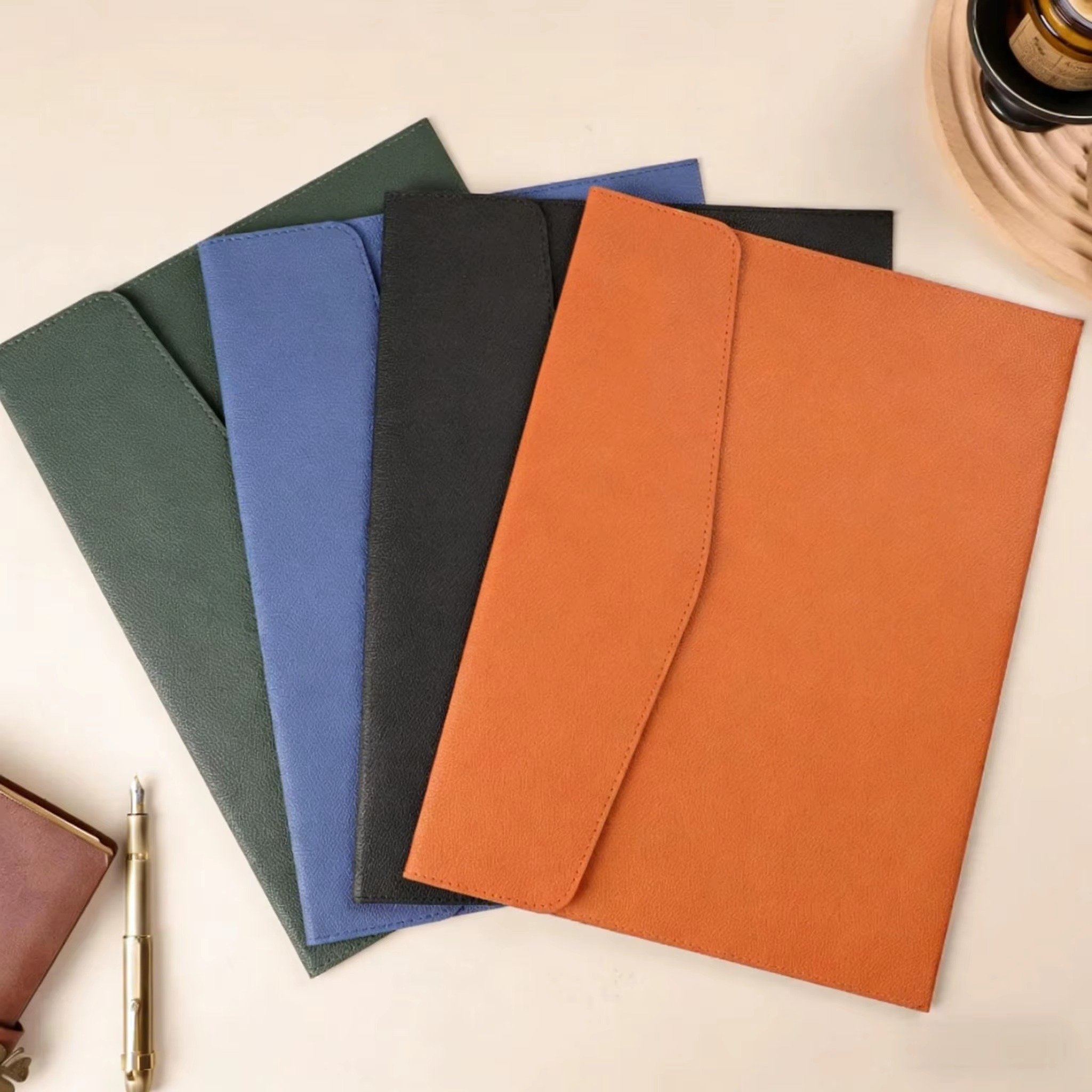 PU Leather Envelope File Folder