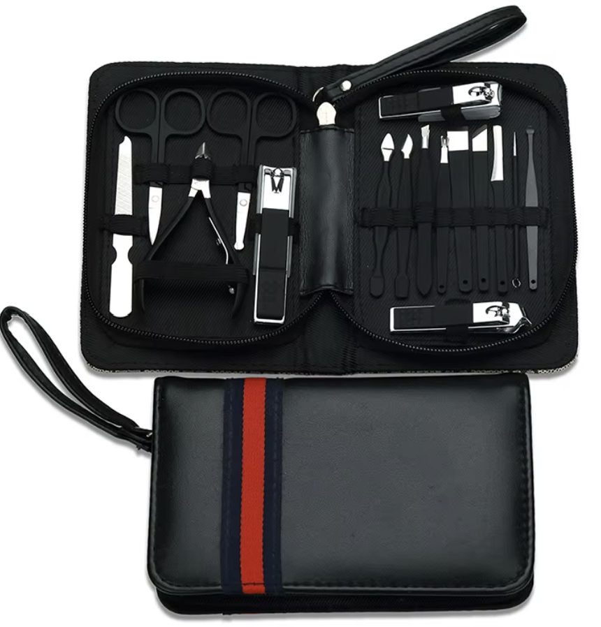 16-Piece Stainless Steel Manicure and Pedicure Set