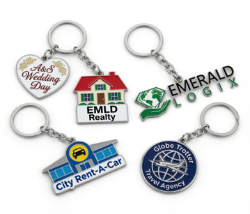 Custom Metal Moulded Keychain