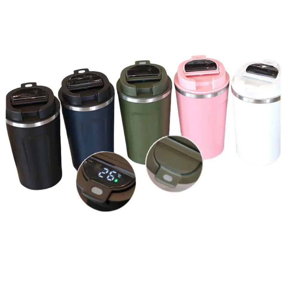 Smart Temperature Display Stainless Steel Travel Mug