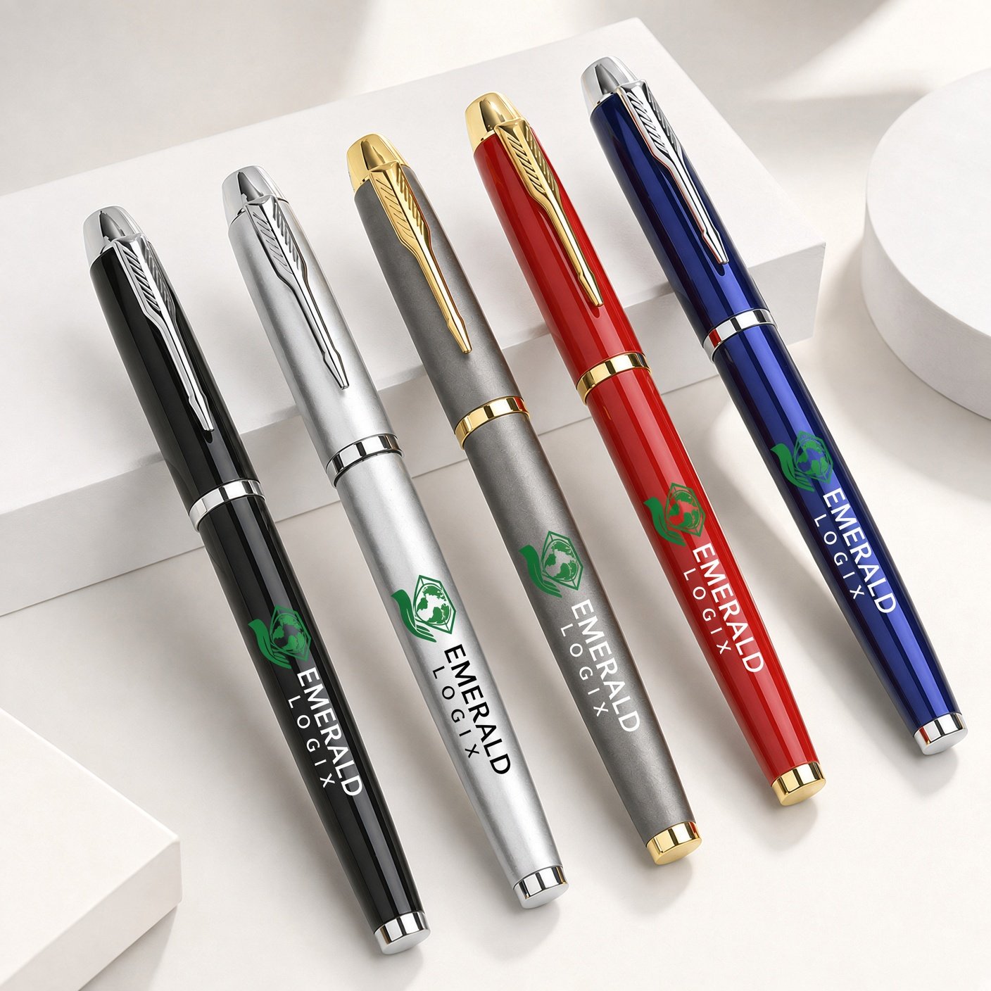 Executive Metal Trim Ballpoint Pen