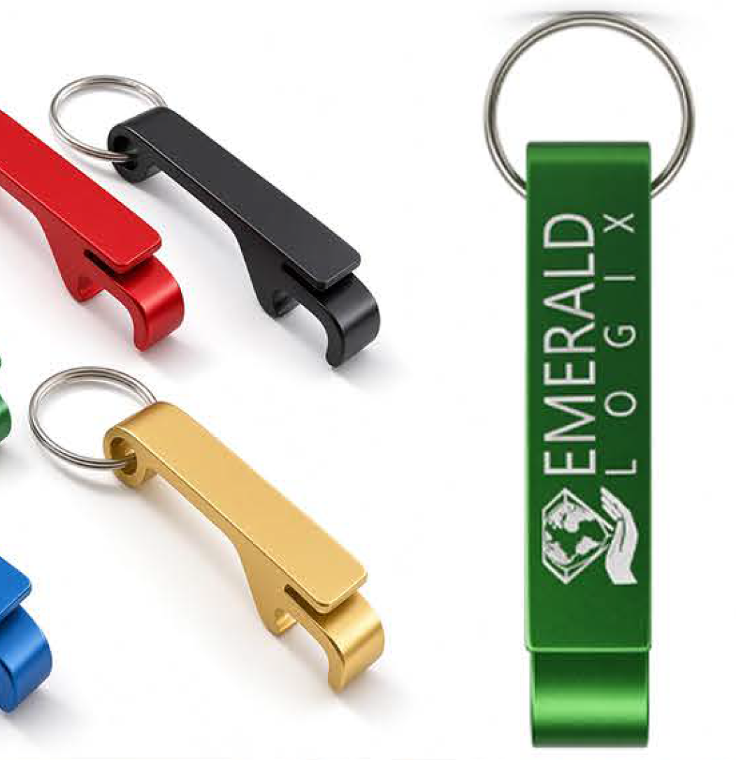 Aluminum Bottle Opener Keychain