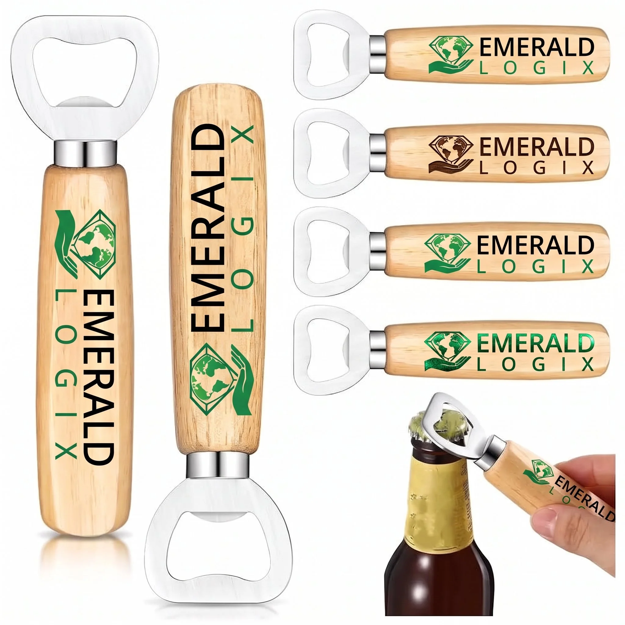Wood Handle Bottle Opener