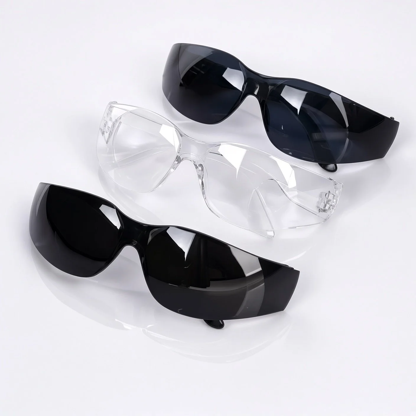 Wraparound Industrial Safety Glasses