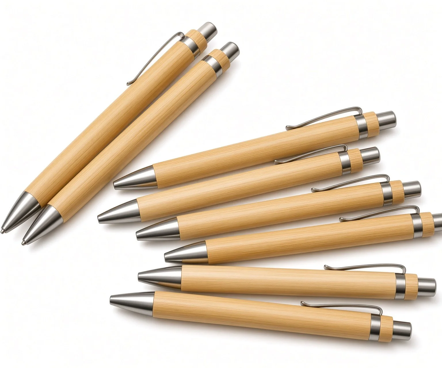 Bamboo-Style Promotional Click Pen