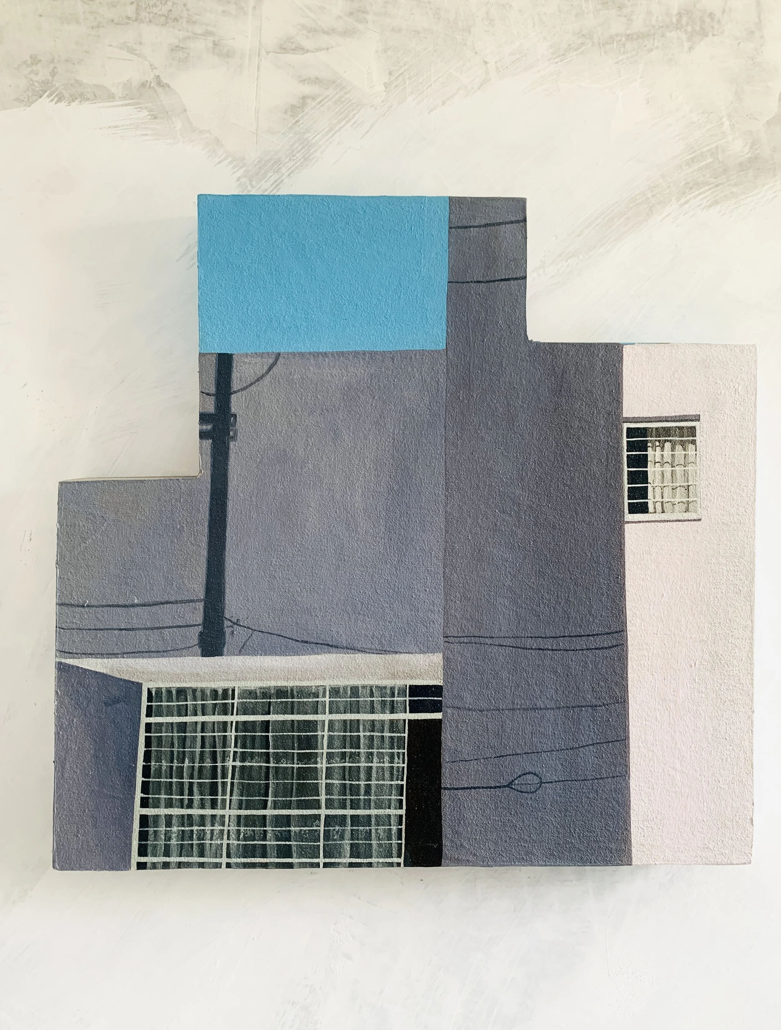 *La pieza se enmarca dentro de una medida de 50 x 50 cm variable a una disección especulativa
óleo sobre tela