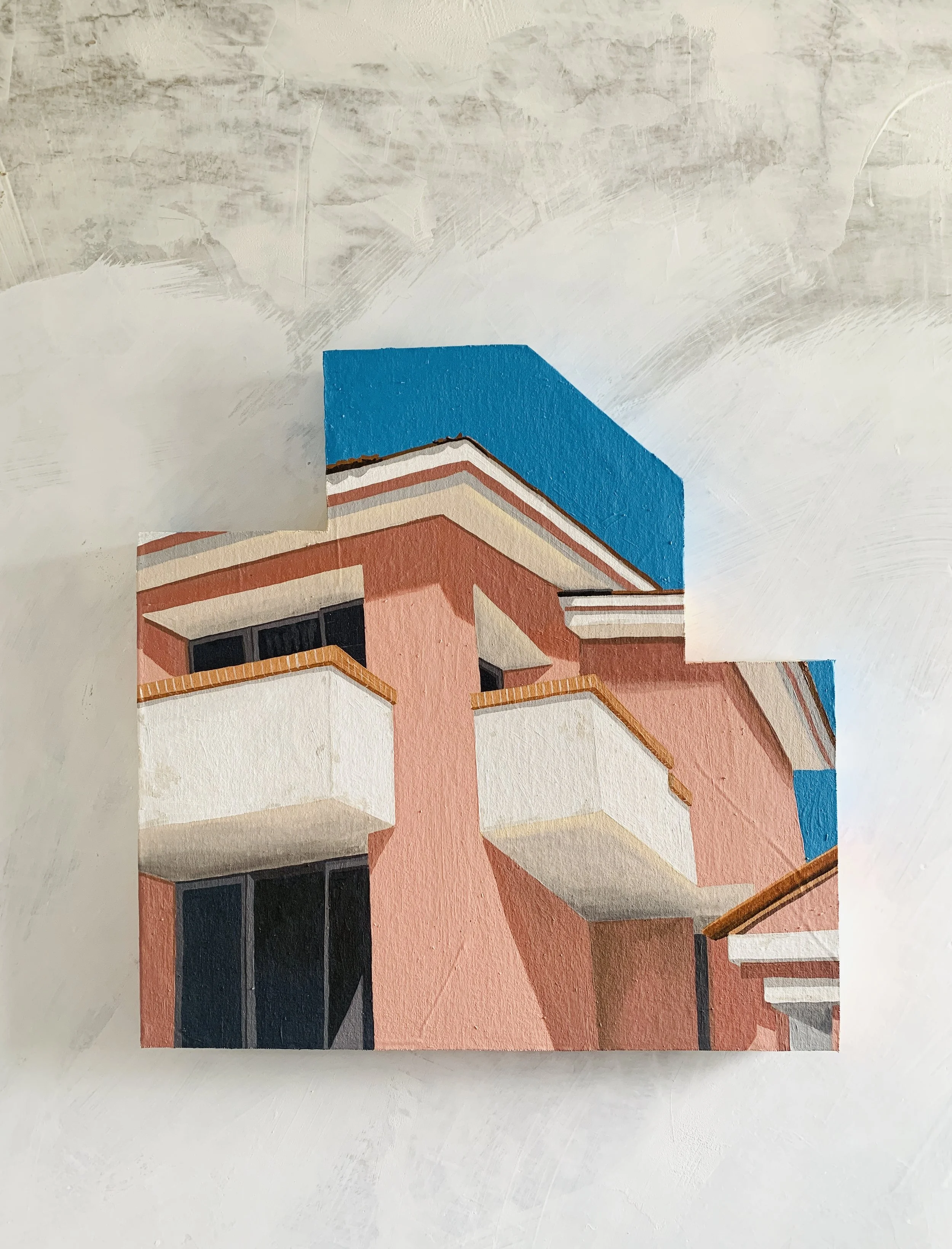 *La pieza se enmarca dentro de una medida de 50 x 50 cm variable a una disección especulativa
óleo sobre tela