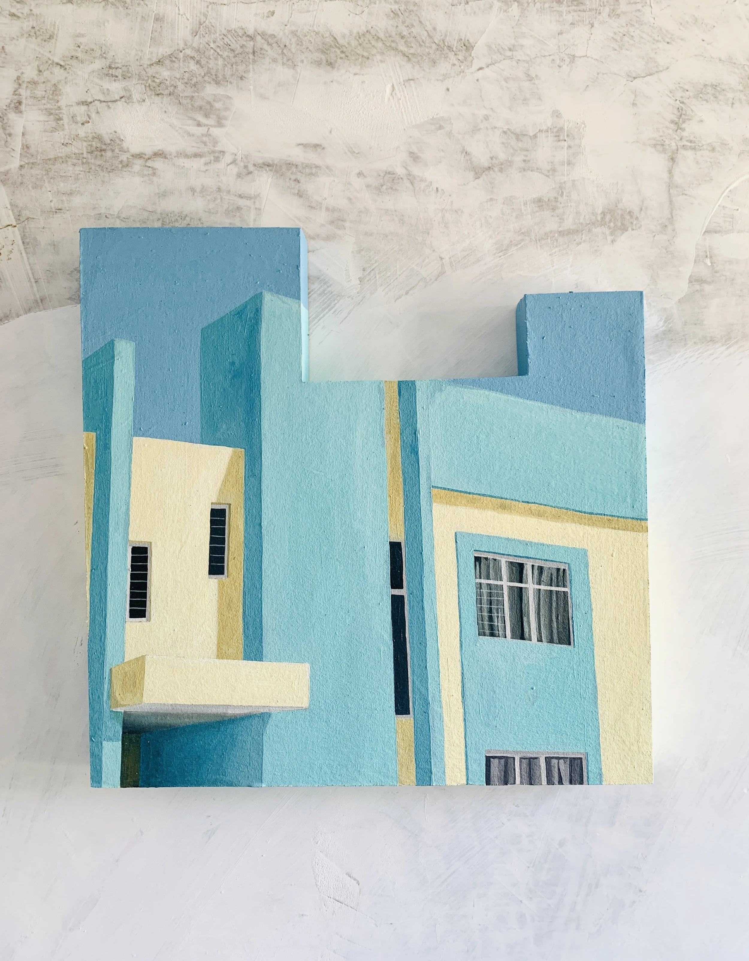 *La pieza se enmarca dentro de una medida de 50 x 50 cm variable a una disección especulativa
óleo sobre tela