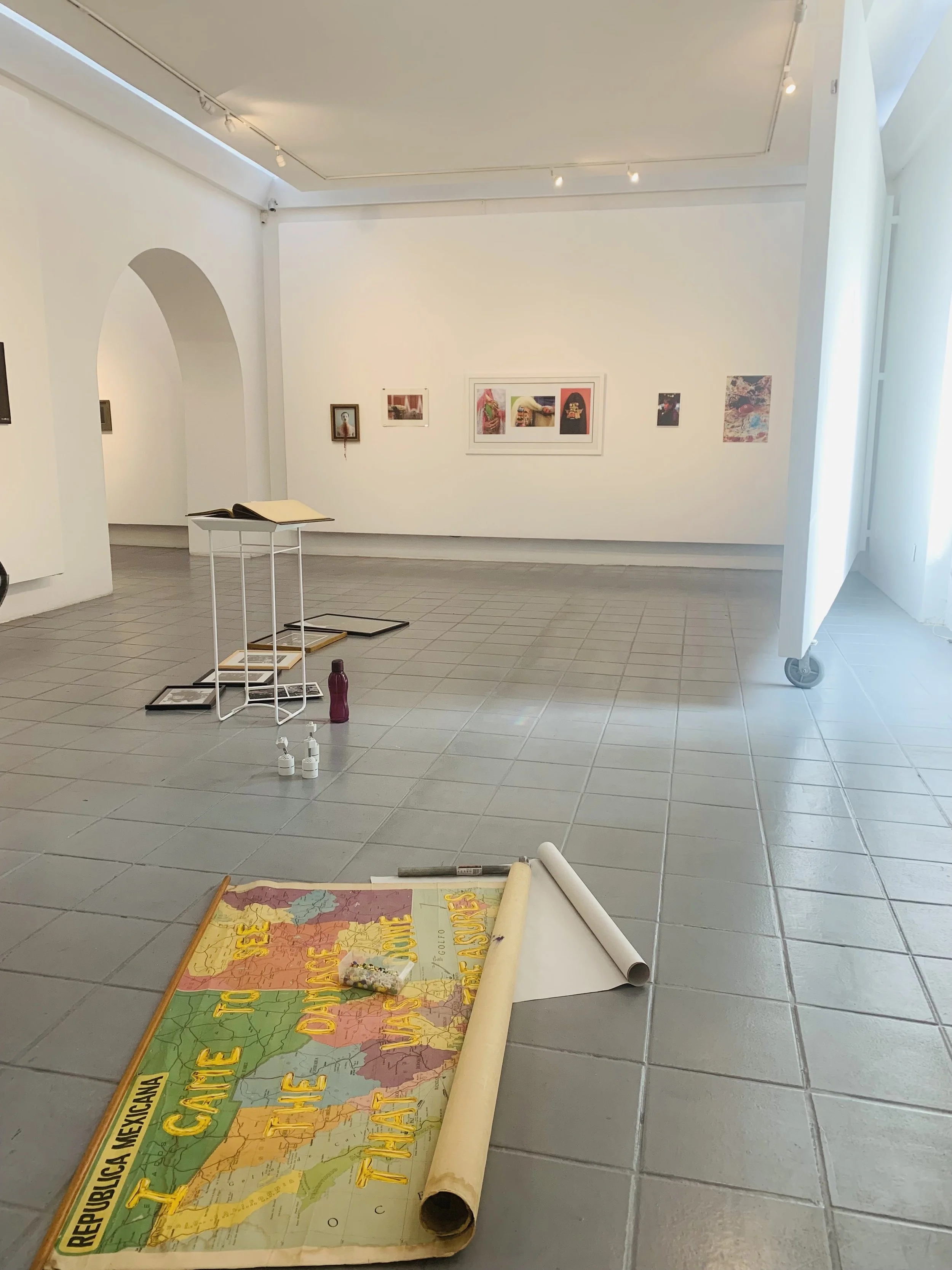 Montaje para el Escaparate Independencia del CUAAD campus Artes