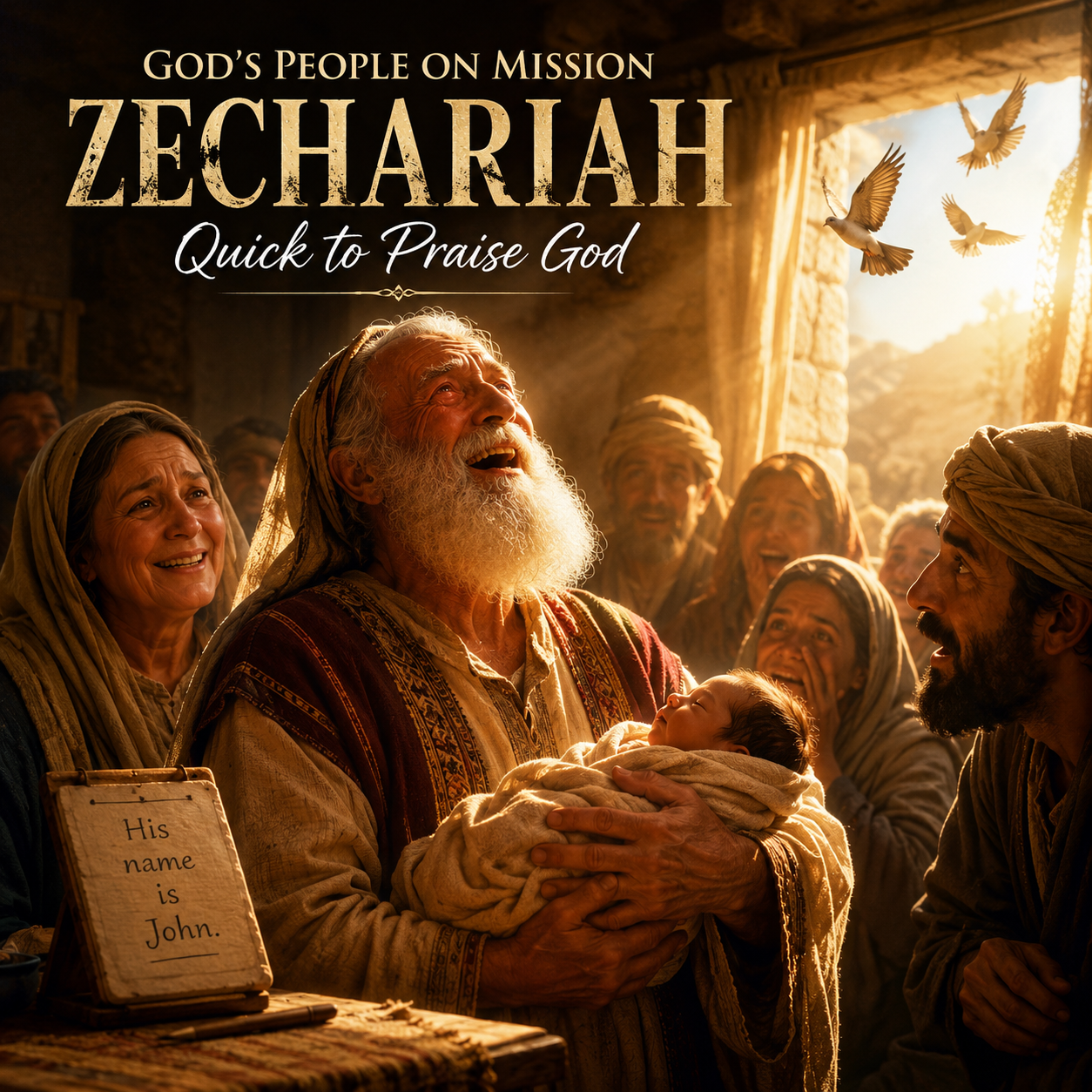 Zechariah: Quick to Praise God