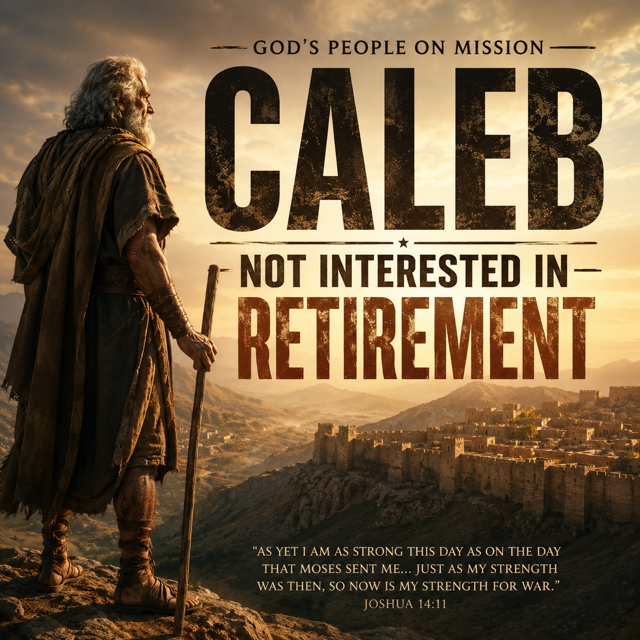 Caleb: Not interested in retirement