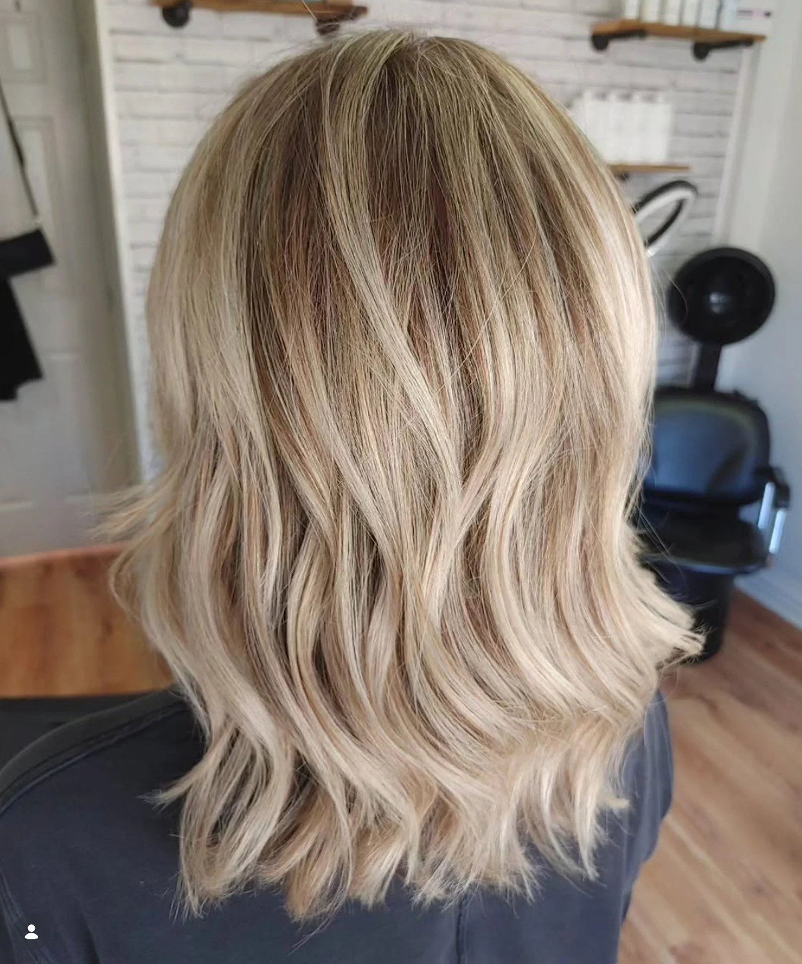 Natural-looking blond after visit to Marley Malcolm Hair Studio