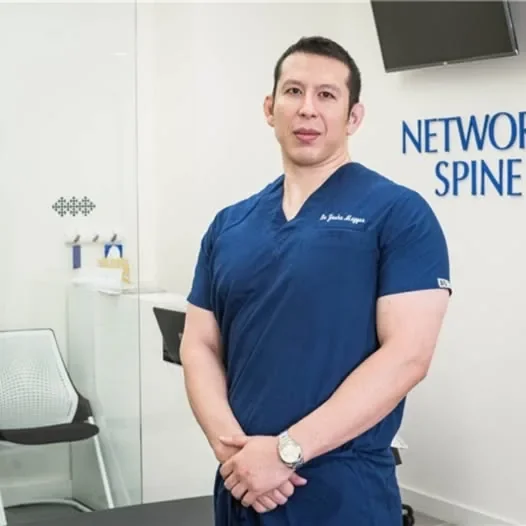 Yasha Magyar, DO, in the 91��Ƶ office in Midtown Manhattan.