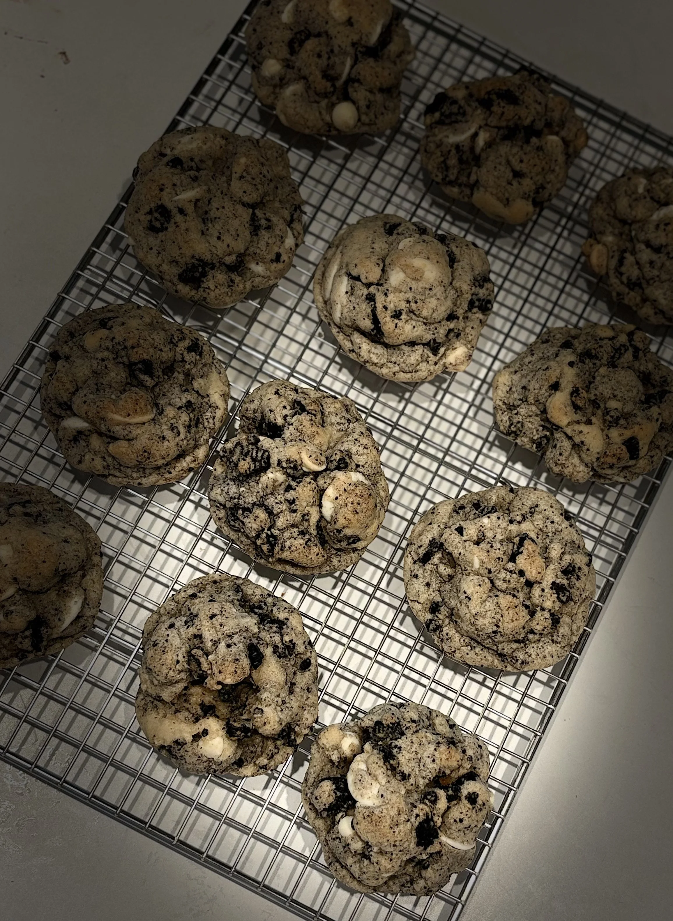 White Chocolate Cookies & Cream Cookies