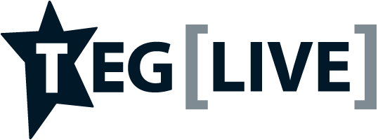 The logo for TEG Live, featuring a star and the text 'TEG [LIVE]'