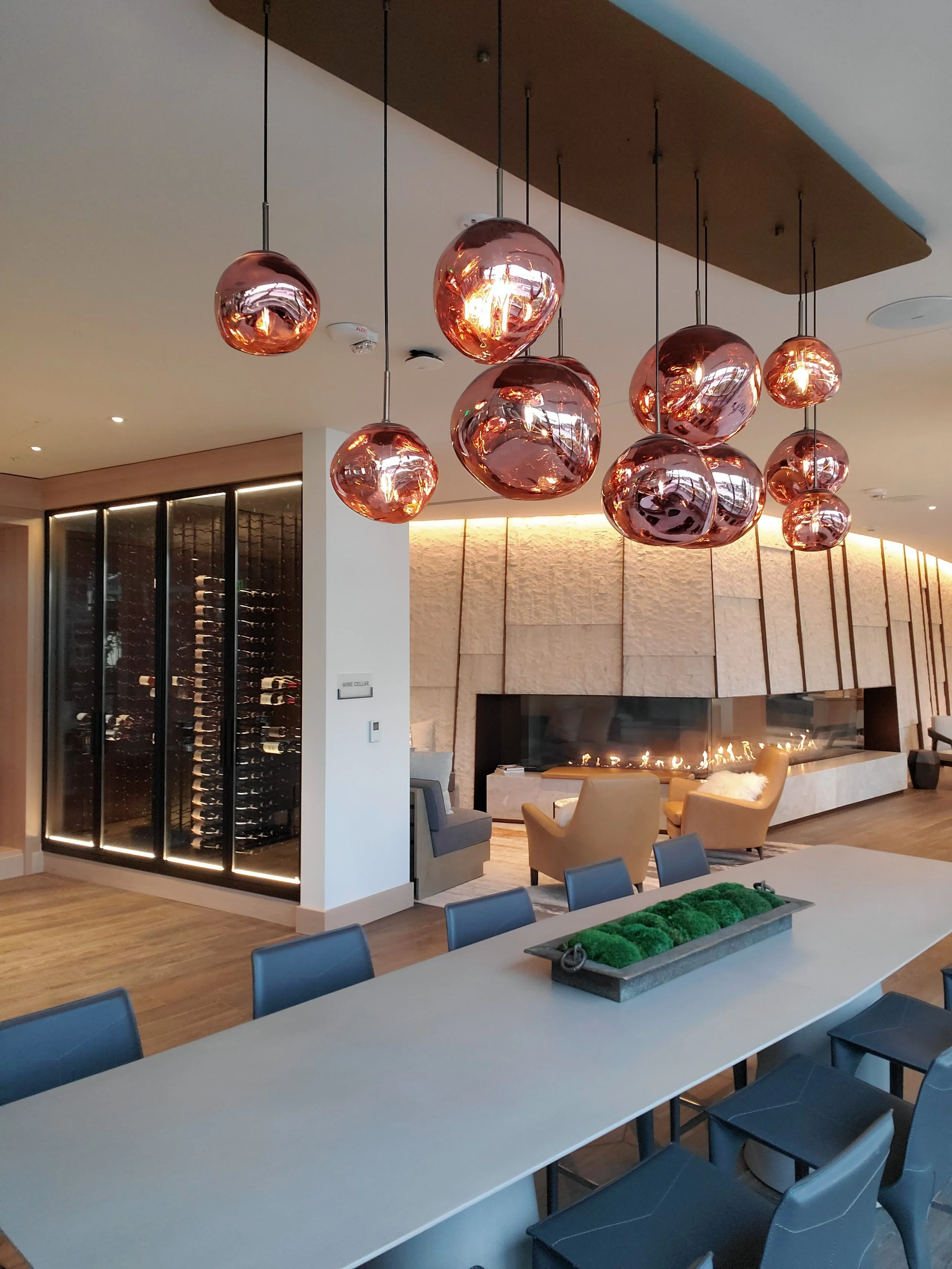 Executive meeting room as exclusive benefit for condominium owners.