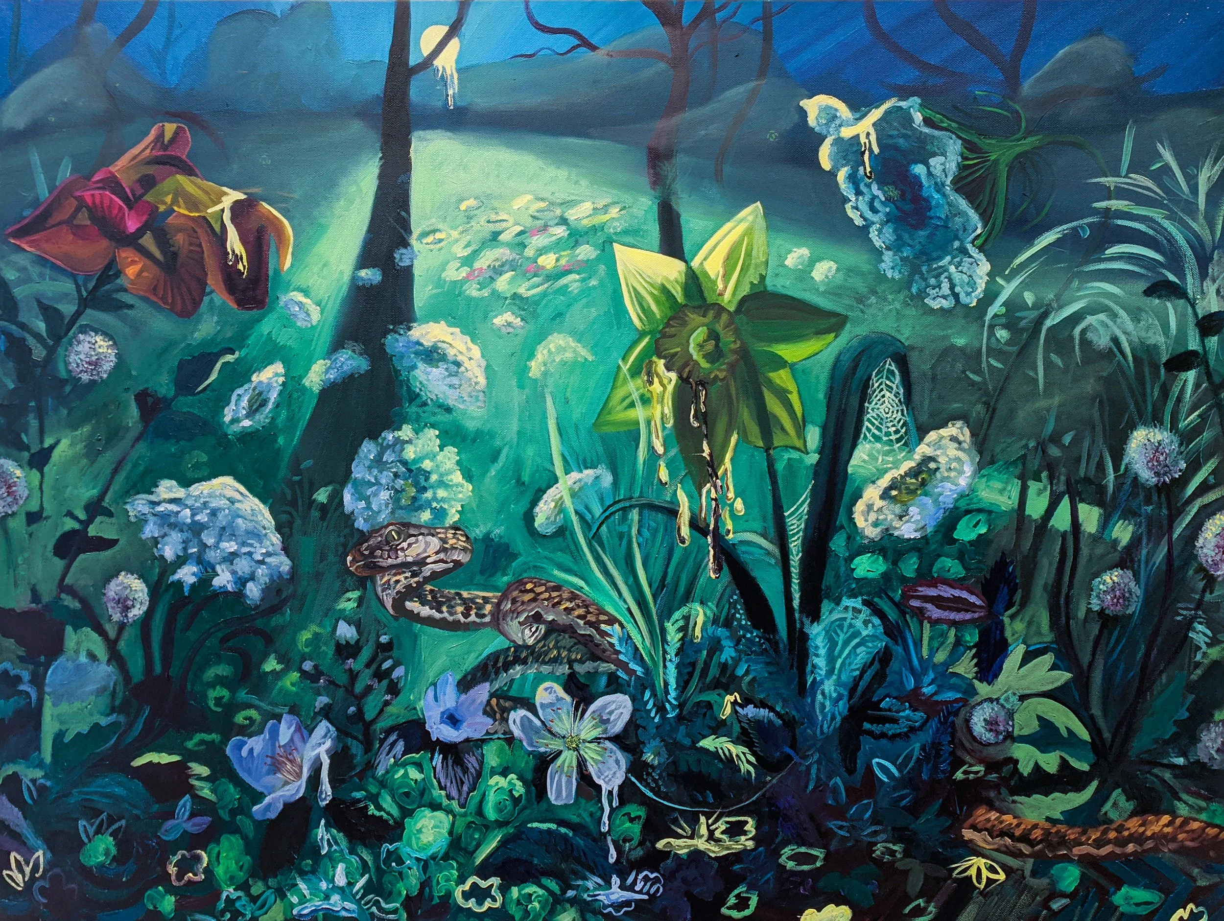 Moonlight Sonata, Oil on canvas, , 30" x 40"