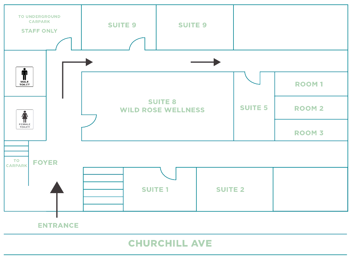Building Map, Imrama Psychology, Suite 9 20 Churchill Ave, Subiaco