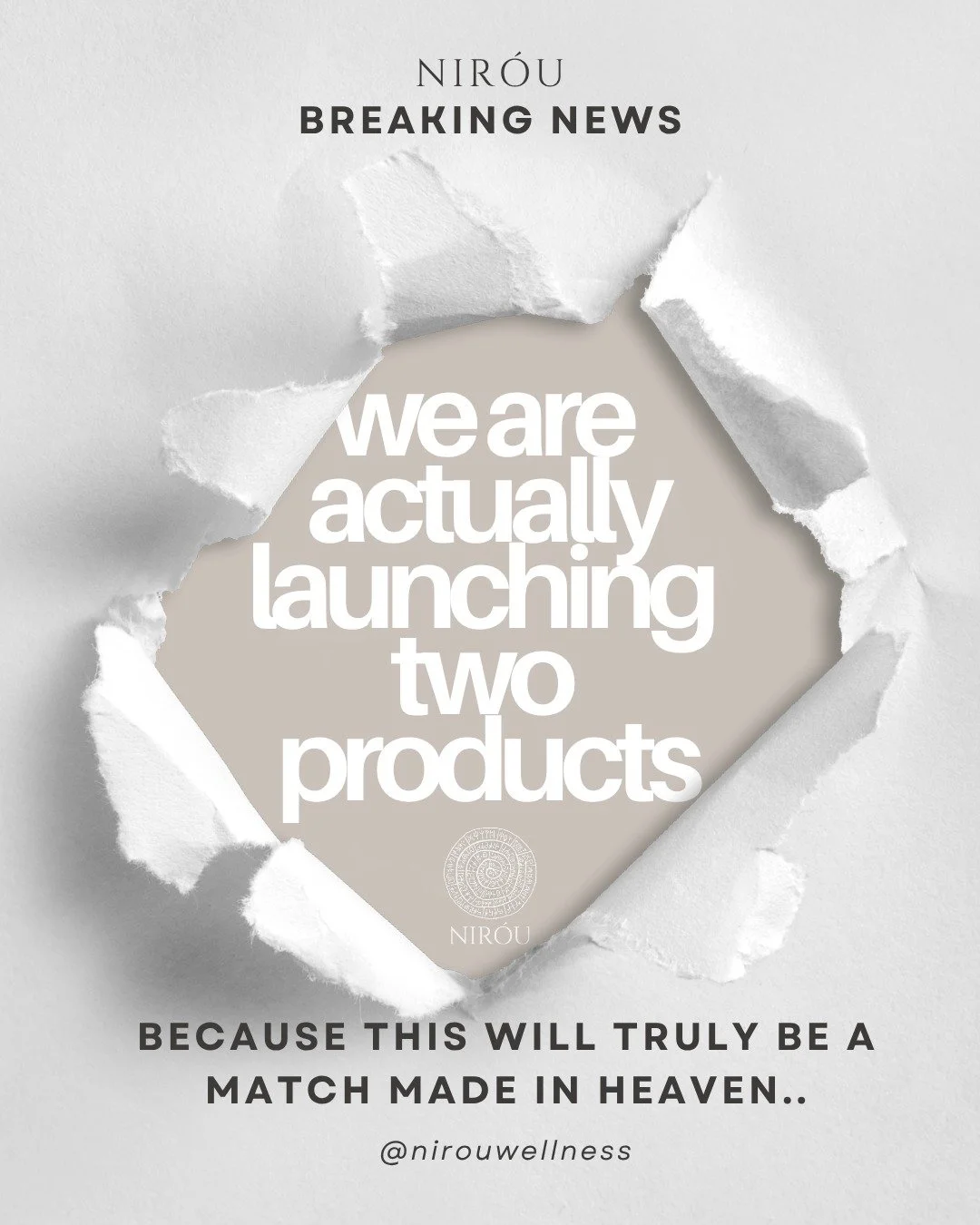 SURPRISE! 
NIR&Oacute;U isn't kidding when we say this is a match made in heaven (Heaven being Chania of course!) NOT LONG NOW..

#nirou #nirouwellness #notlongnow #crete #chania #australia #wellness #rituals #health #surprise #patienceisavirtue #get