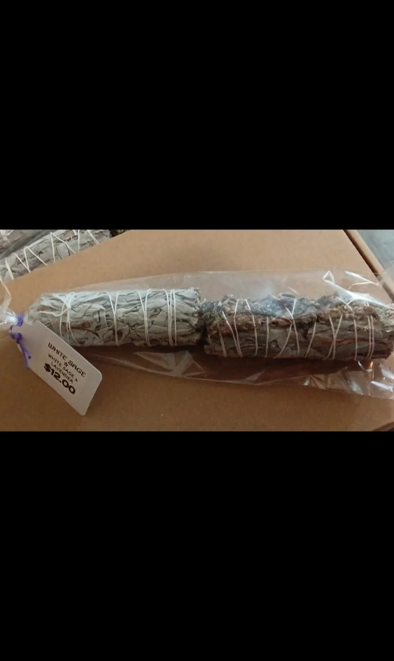 2 Pack • WHITE SAGE + WHITE SAGE & LAVENDER • 4” Bundles