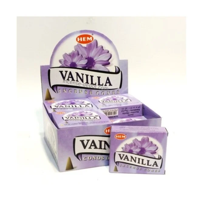 1 Sampler Incense Cone • HEM VANILLA Incense Cone