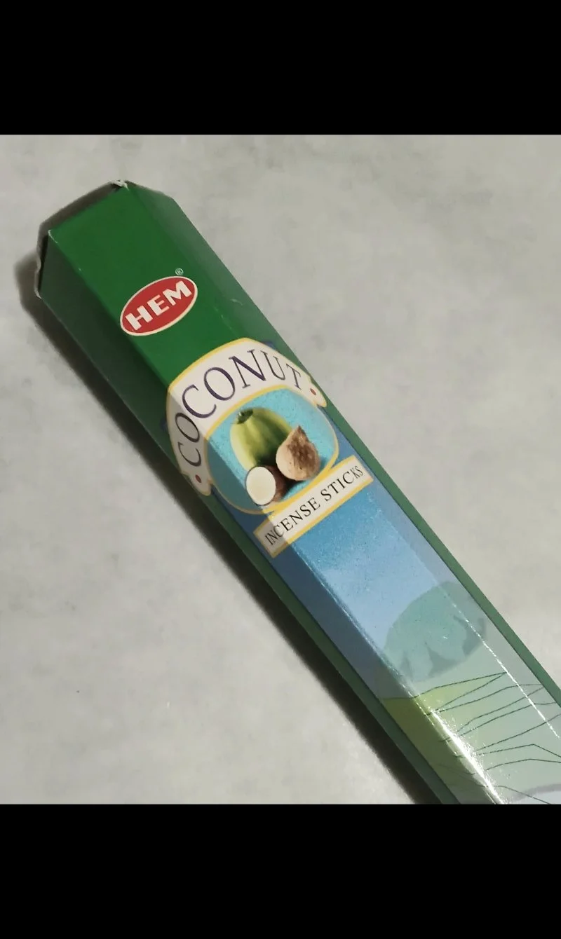 HEM Coconut • 1 Hex Package of 20 Sticks of Incense