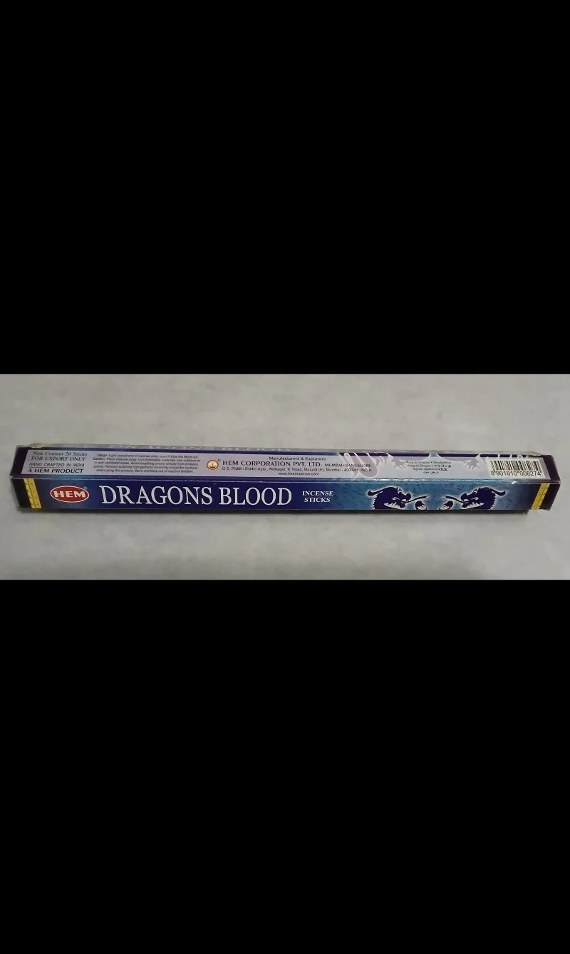 1 Sampler Incense Stick • HEM DRAGON'S BLOOD BLUE Incense Stick