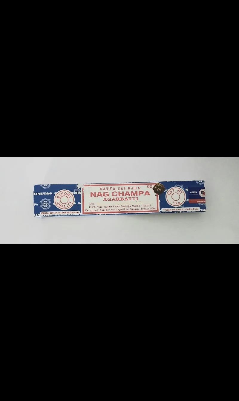 1 Sampler Incense Stick • Satya Sai Baba NAG CHAMPA AGARBATTI Incense Stick