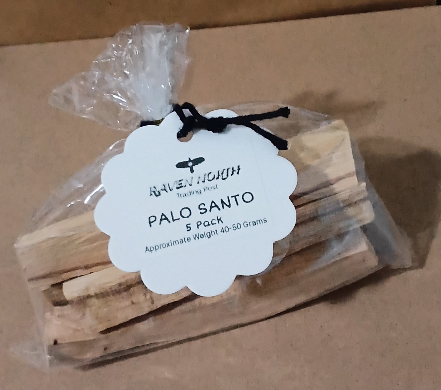 5 Pack of PALO SANTO • 4" Holy Wood
