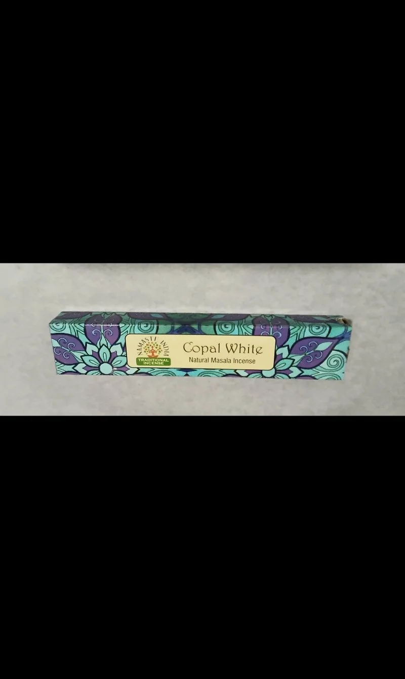 1 Sampler Incense Stick • Namaste India Traditional Incense WHITE Natural Masala Incense Stick