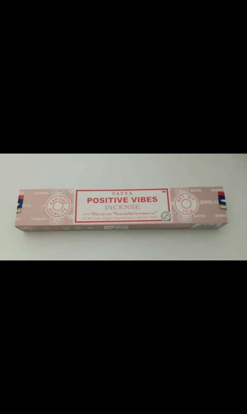 SATYA Positive Vibes Incense Sticks • 1 (15g) Package