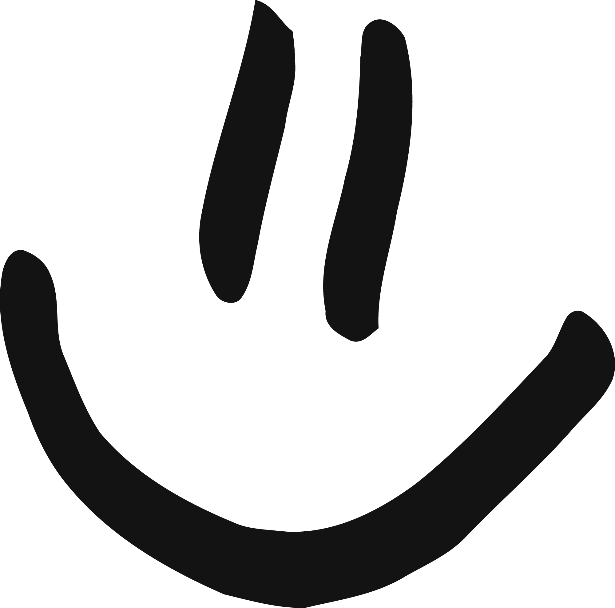 Smiling face illustration representing hope, wellbeing and positive recovery.