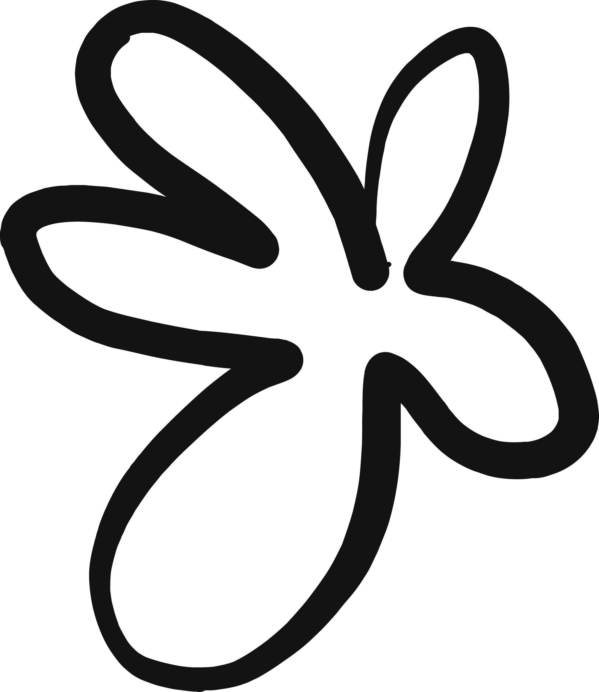 Decorative flower illustration symbolising growth, healing and resilience.