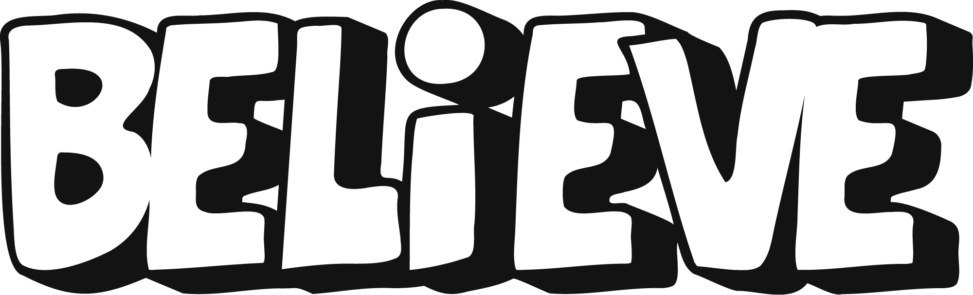 Believe graphic representing confidence, self-belief and personal growth.