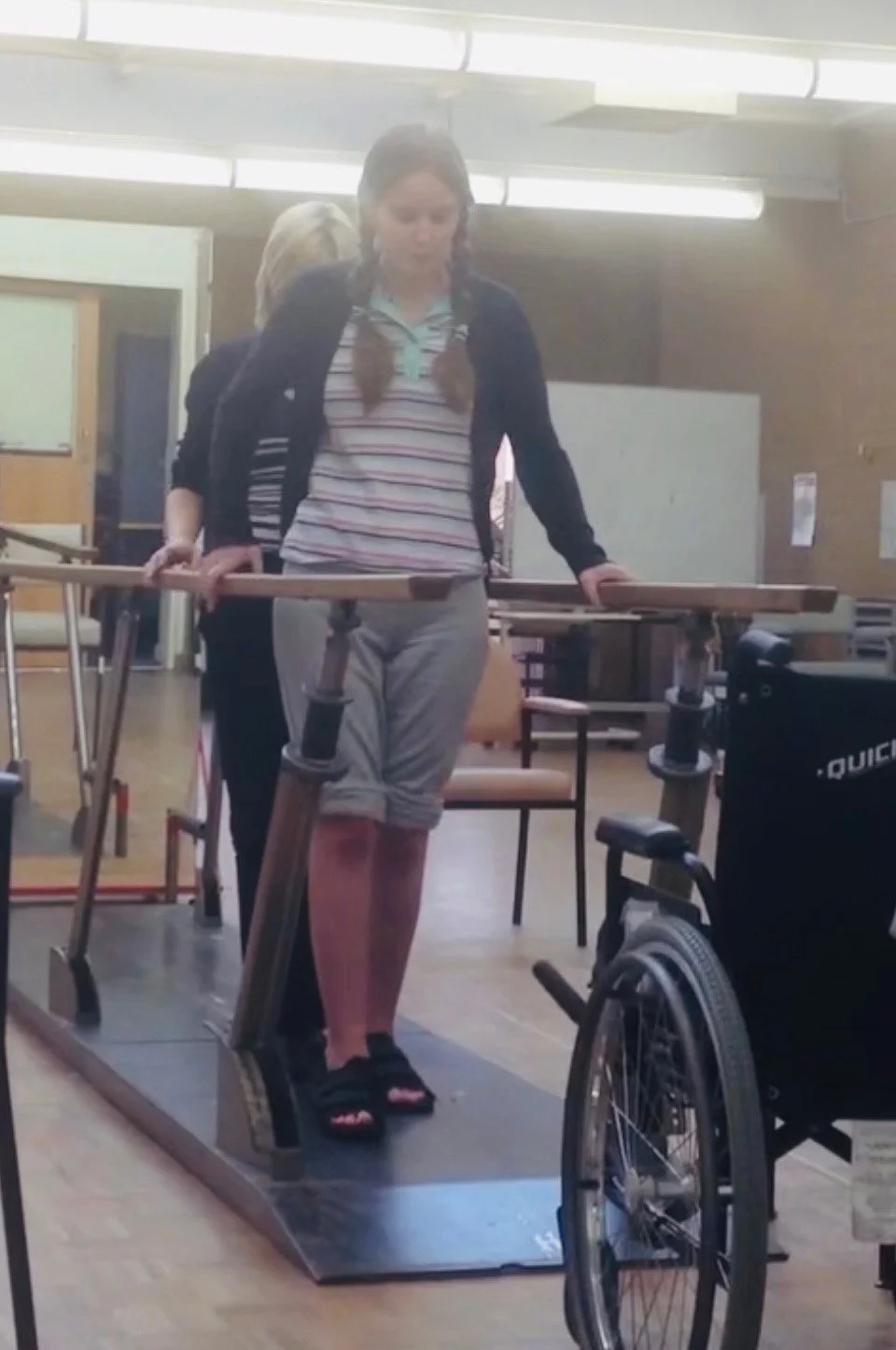 Young woman overcoming disability and working towards independence, confidence and meaningful participation in life.